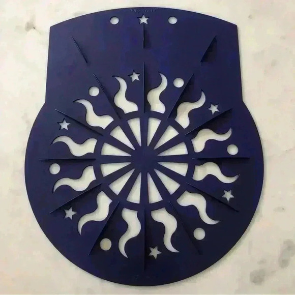 Tupperware Purple Cool'n Lift Cake Pie Rack /  Stencil Celestial Pattern 3344 A - Picture 3 of 8